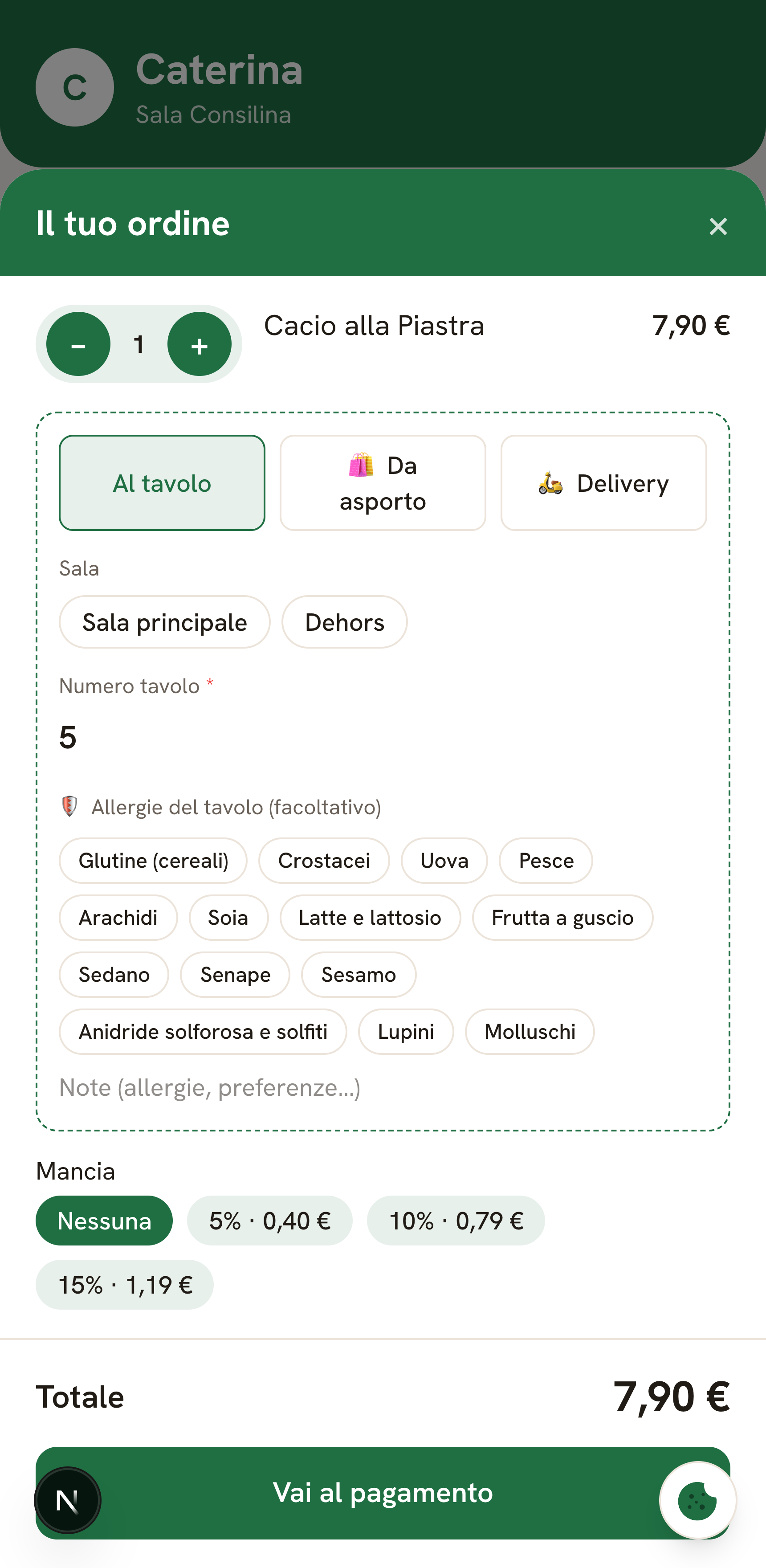 Modalità di ordine e pagamento